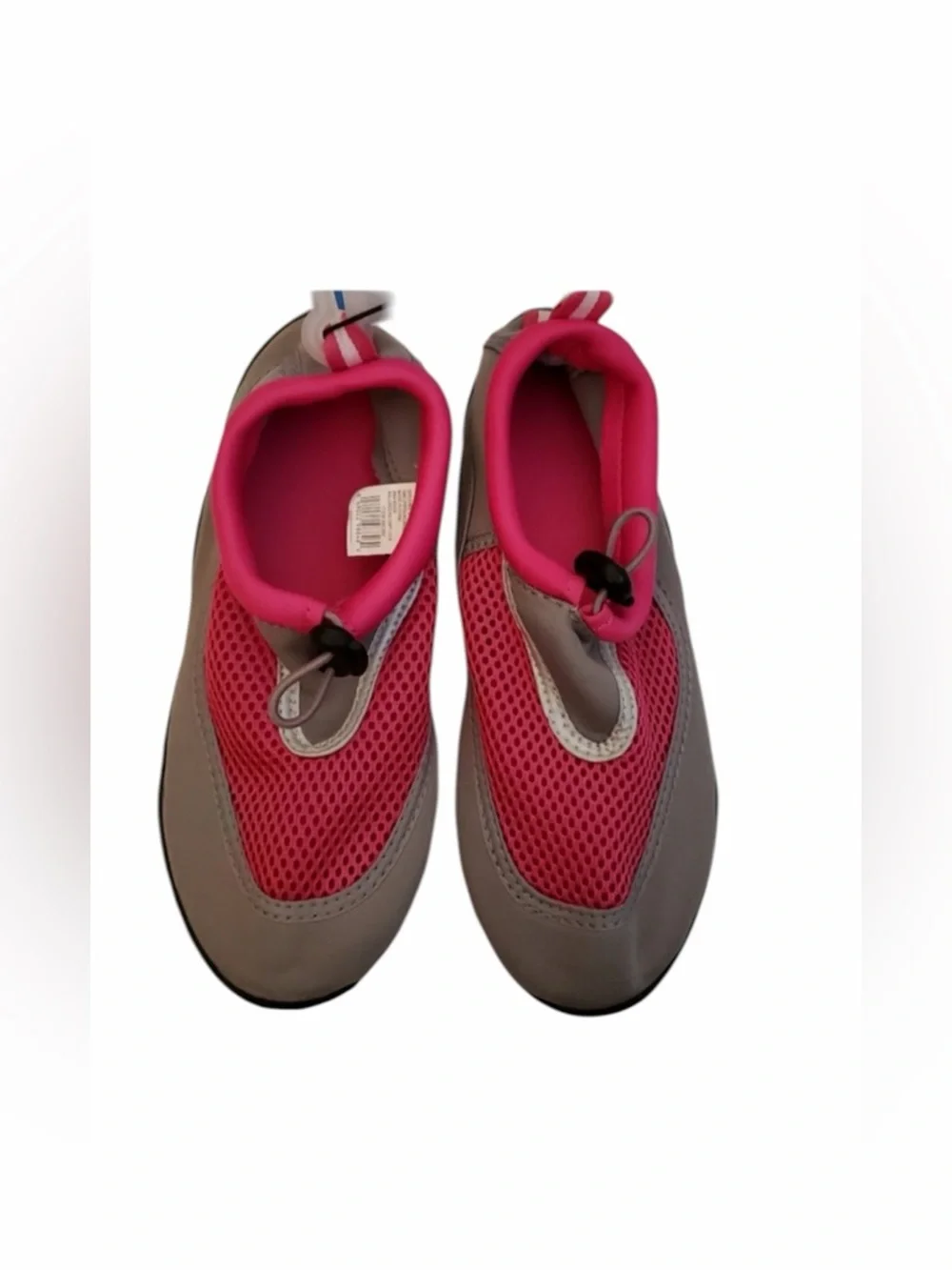 Kid's Water Shoes Pink & Gray Size 4 NWT Big Girl
